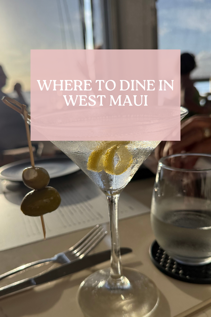 Where to Dine in West Maui