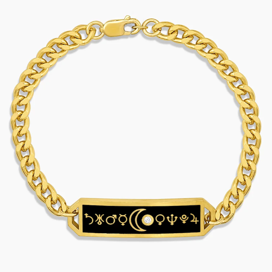 Alchemy bracelet with enamel