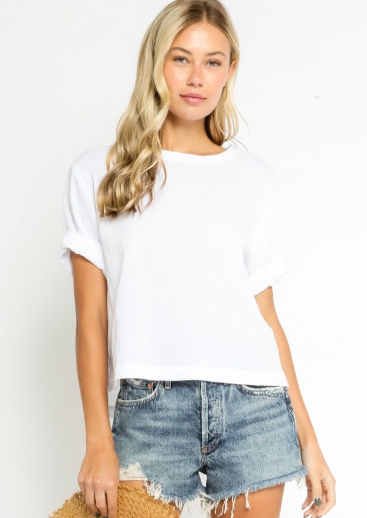 Gauzey Tee