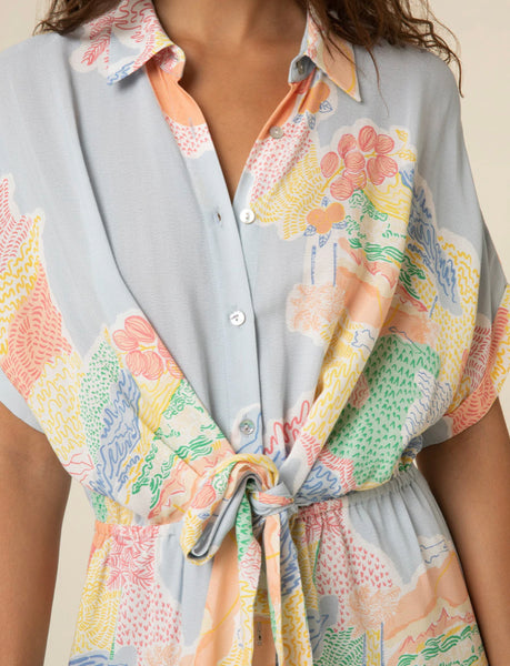 Tropical Shirtdress